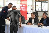 tekirova tekstil pazari kura cekimi yapildi