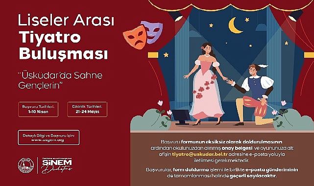 uskudar belediyesinden genclere sahne cagrisi uskudarda sahne genclerin tiyatro bulusmasi basliyor