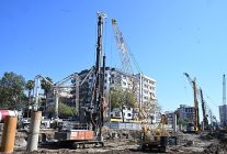 yeni dortyol koprulu kavsaginda calismalar devam ediyor