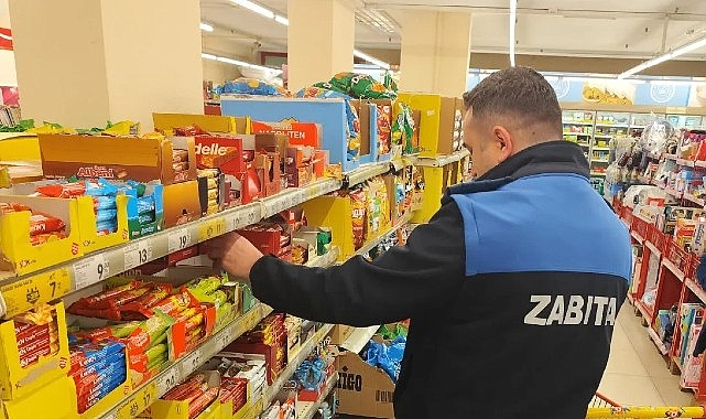 Zabıta Ekiplerinden Bakkal Ve Marketlere Denetim 1 zabita ekiplerinden bakkal ve marketlere denetim