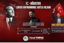 30 agustos zafer bayrami coskusu fener alayi ve mehmet erdem konseriyle yasanacak
