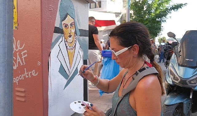Ayvalık, açık hava sanat galerisine dönüşüyor 1 ayvalik acik hava sanat galerisine donusuyor