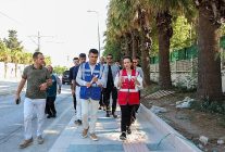 baskan vekili ozdemir kaldirim ve cevre duzenleme calismalarini yerinde inceledi