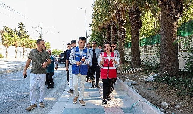 baskan vekili ozdemir kaldirim ve cevre duzenleme calismalarini yerinde inceledi