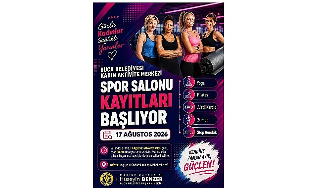Buca Belediyesi Kadın Aktivite Merkezi’nde yeni dönem spor kayıtları başladı 1 buca belediyesi kadin aktivite merkezinde yeni donem spor kayitlari basladi
