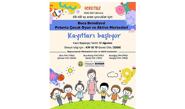 bucanin oyun ve aktivite merkezleri yeni pirlantalarini bekliyor
