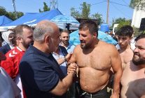 canikte pehlivanlar er meydaninda heyecan dolu anlar