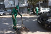 cankayada temizlik mesaisi gece gunduz suruyor