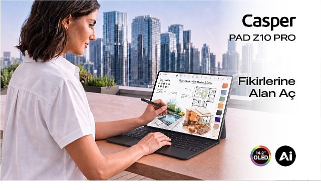 Casper PAD Z10 Pro: Tablet Kadar Mobil, Laptop Kadar Üretken 1 casper pad z10 pro tablet kadar mobil laptop kadar uretken