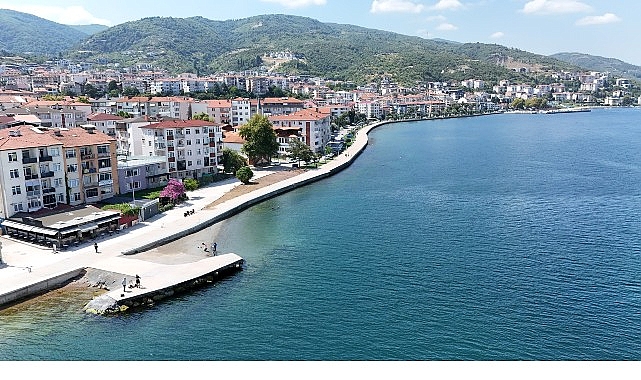 Değirmendere sahili dalga kırıcı setle güçlendirildi 1 degirmendere sahili dalga kirici setle guclendirildi