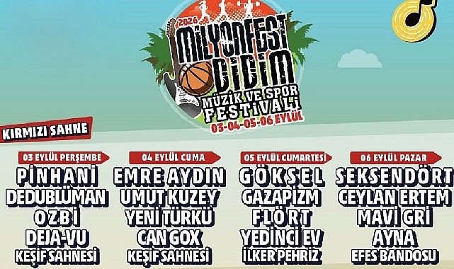 didimde milyonfest heyecani basliyor