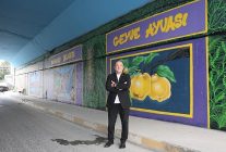 geyvenin degerleri alt gecidin duvarlarinda hayat buldu