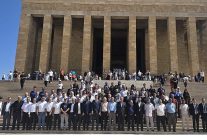 haymana heyetinden anitkabire anlamli ziyaret
