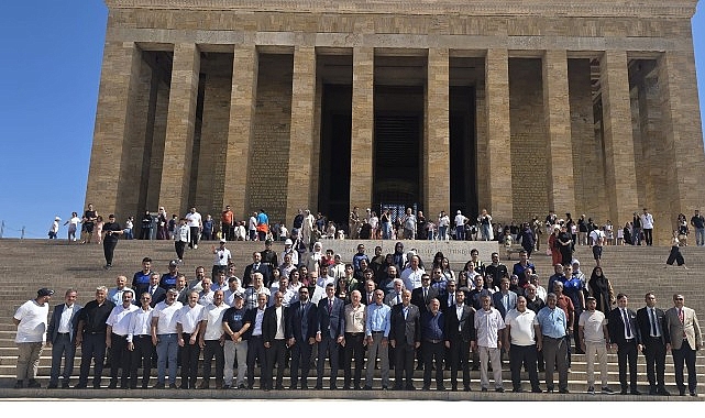 Haymana Heyetinden Anıtkabir’e Anlamlı Ziyaret 1 haymana heyetinden anitkabire anlamli ziyaret