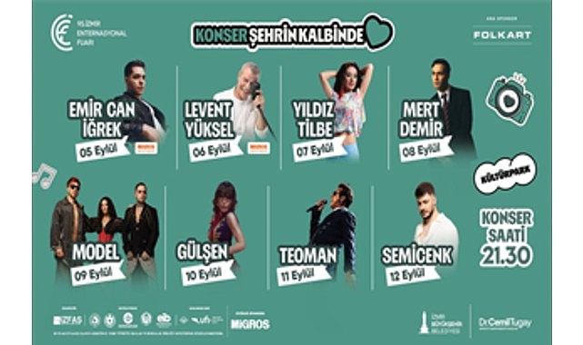 İEF’de Çim Konserleri rüzgarı esecek 1 iefde cim konserleri ruzgari esecek