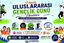 kandirada 12 agustos uluslararasi genclik gunu coskusu yasanacak
