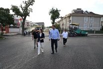 kartepede asfalt calismalari devam ediyor