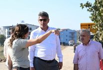 kartepede asfalt calismalari hiz kesmeden suruyor
