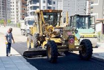 kecioren belediyesi fen isleri ekipleri sahada