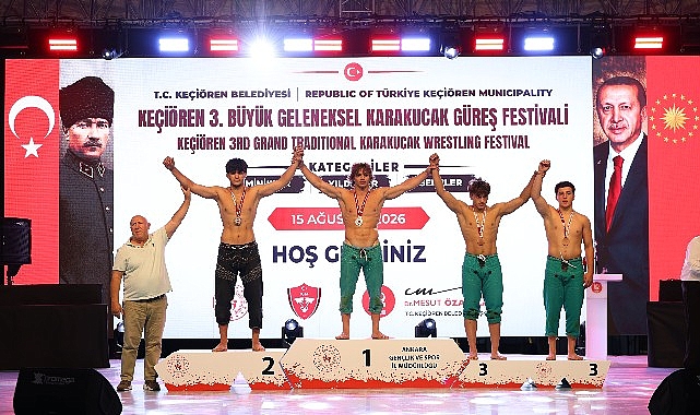 Keçiören’de Karakucak Güreşi coşkusu yaşandı, pehlivanlar ödüllerine kavuştu 1 keciorende karakucak guresi coskusu yasandi pehlivanlar odullerine kavustu