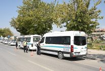 konya buyuksehir zabitasi toplu tasima denetimlerini surduruyor