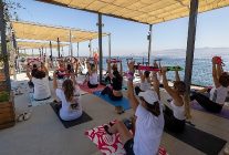 korfez manzarasinda spor keyfi