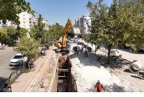 koski rauf denktas caddesinde altyapiyi guclendiriyor