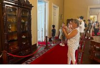 maltepelilerden dolmabahce sarayina ziyaret