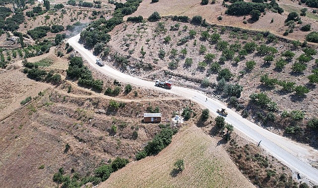manisa buyuksehirden kulada 125 kilometrelik yol hamlesi