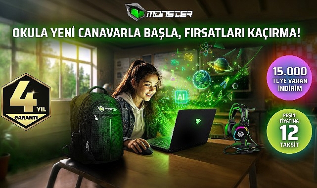 Okula Yeni Canavarla Başla, Fırsatları Kaçırma! 1 okula yeni canavarla basla firsatlari kacirma