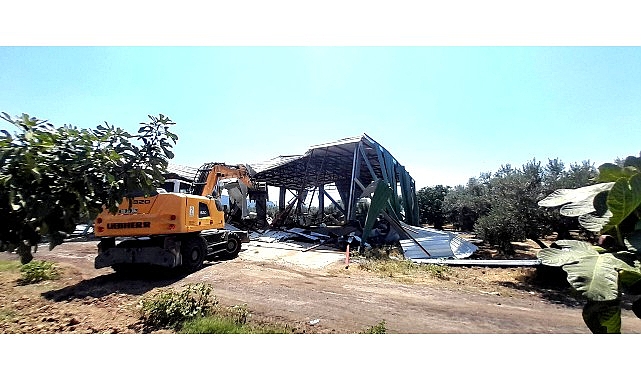 osmangazide zeytinlige yapilan kacak depoya izin yok