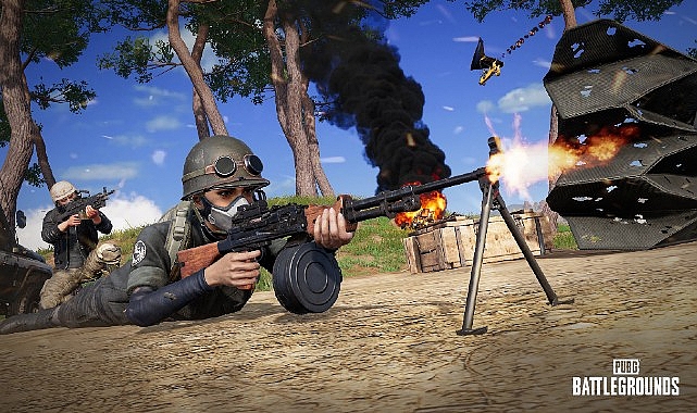 pubg battlegrounds 42 3 guncellemesiyle oyuna yeni bir agir makineli tufek getiriyor