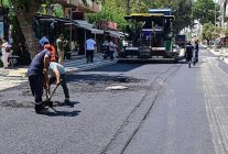 salihlinin suheda caddesi bastan asagi yenileniyor