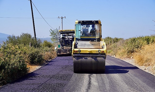 Seferihisar’da asfalt seferberliği Teos Caddesi’nde devam ediyor 1 seferihisarda asfalt seferberligi teos caddesinde devam ediyor