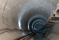 tunellerin buyuk bolumu tamamlandi