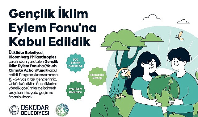 Üsküdar Belediyesi, Bloomberg Philanthropies Gençlik İklim Eylem Fonu'na Kabul Edildi 1 uskudar belediyesi bloomberg philanthropies genclik iklim eylem fonuna kabul edildi