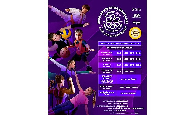 aliaga belediyesinin 2026 2027 kis spor okullari kayitlari basliyor