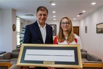baskan tugay sampiyon okcu dunya yenihayati agirladi