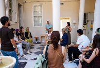 basmanede kulturel miras icin genclere ilham veren bulusma