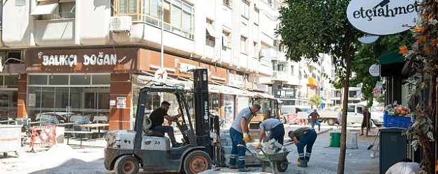 bostanli cemal bulbul sokakta yenileme hamlesi basladi