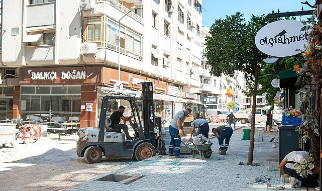 bostanli cemal bulbul sokakta yenileme hamlesi basladi