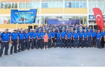 buyukakin zabita yelegini giydi telsizle teskilatin 200 kurulus yilini kutladi bizim anlayisimizda patron da efendi de sadece millettir