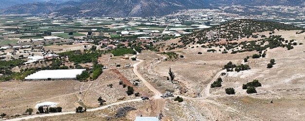 buyuksehirden elmali yalnizdam mahallesine sulama tesisi