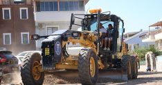 didim belediyesinden efeler mahallesinde yol calismasi