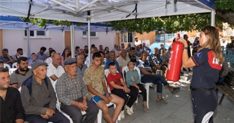 izmirin kirsal mahalleleri yangina karsi gucleniyor