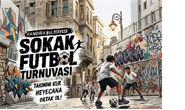 kandira belediyesinden genclere ozel sokak futbol turnuvasi