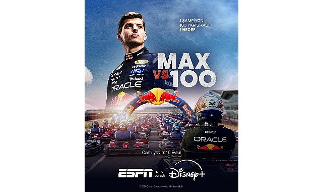 max vs 100 red bull ortakligiyla espn ile 16 eylulde disneyta canli yayinlanacak