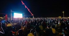 sampiyonluk dev ekranlarda kutlandi