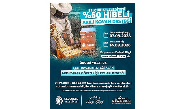 selcuklu belediyesi ureticinin yaninda olmaya devam ediyor