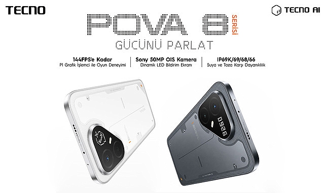 tecno pova 8 serisi turkiyede satista